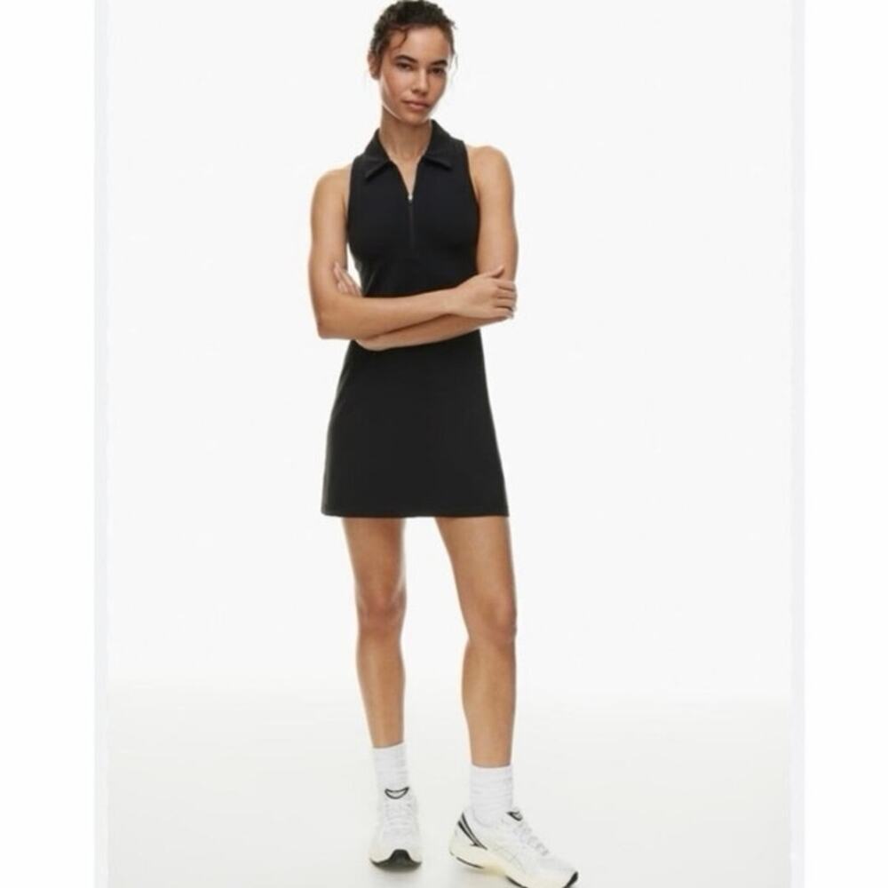 Ragdoll Black Sleeveless Polo Tennis Dress Mini Athletic Size Medium
